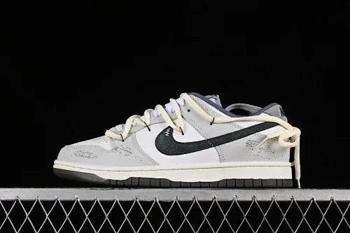 All Categories Nk SB Dunk Series Nk SB Dunk Low Low-top sneakers Nk Dunk Low SE Bubble Jellyfish Gray Island SB strap low-top casual sneakers FJ4188-100